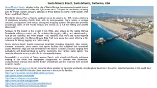 Explore Santa Monica Beach (Santa Monica State Beach) | Camping, Fishing & More