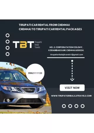 Tirupati Car Rental From Chennai 21_05