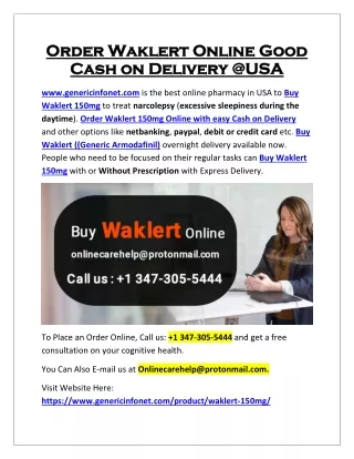 ORDER WAKLERT ONLINE Good CASH on DELIVERY USA