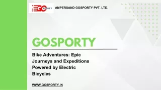 Bike Adventures: Epic Journeys and Expeditions Powered by Electric Bicycles