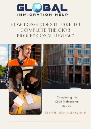 How long does it take to complete the CIOB Professional Review