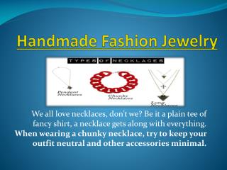 Handmade Fashion Jewelry