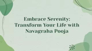 Understanding Navagraha Puja