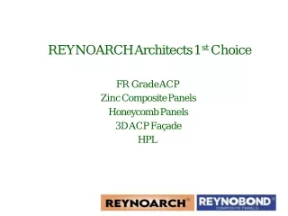 REYNOARCH Architects 1st Choice