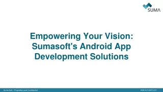 Android App Development Services