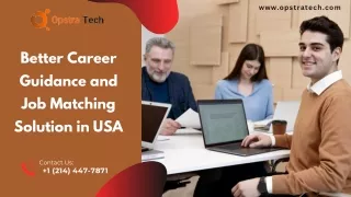 Better Career Guidance and Job Matching Company in USA