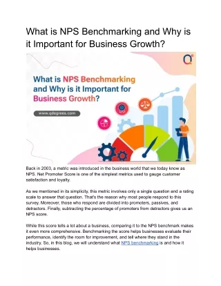 What is NPS Benchmarking and Why is it Important for Business Growth