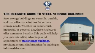 Steel Storage Buildings - Durable Solutions by Universal Steel