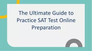 The Ultimate Guide to Practice SAT Test Online Preparation