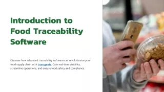 Introduction-to-Food-Traceability-Software ppt