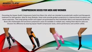 Medical Compression Socks For Men - Bison Life