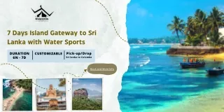 Discover Serendipity in Sri Lanka Pristine Beaches, Water Adventures, Majestic Waterfalls, Lush Tea Gardens, and Elephan