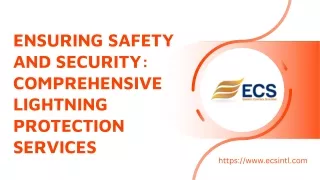 Ensuring Safety and Security Comprehensive Lightning Protection Services