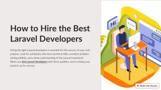 How to Hire the Best Laravel Developers - Websoptimization