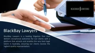 Reputation Management Solution - Blackbaylawyers.com.au