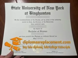 buy a fake SUNY Binghamton diploma replacement