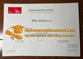 How to purchase a fake Emlyon Business School diploma?