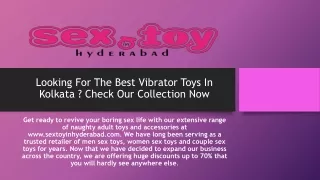 Looking For The Best Vibrator Toys In Kolkata ? Call 9830983141