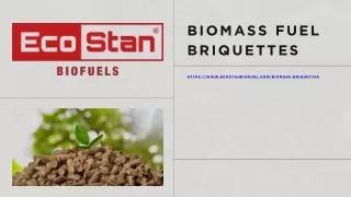 Biomass fuel briquettes