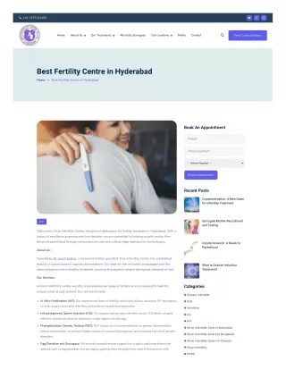 Best Fertility Centre in Hyderabad