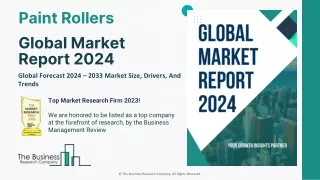 Paint Rollers Market Trends And Size, Share Analysis And Forecast To 2033