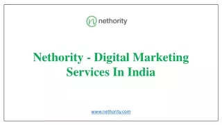 Nethority - Digital Marketing Services In India