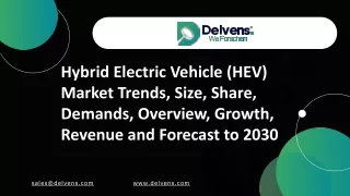 Hybrid Electric Vehicle (HEV) Market