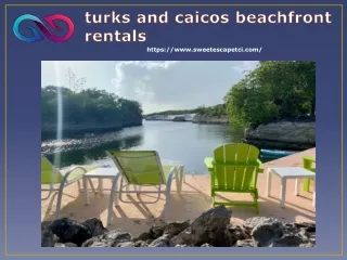 turks and caicos beachfront rentals