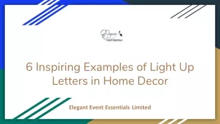 6 Inspiring Examples of Light Up Letters in Home Decor