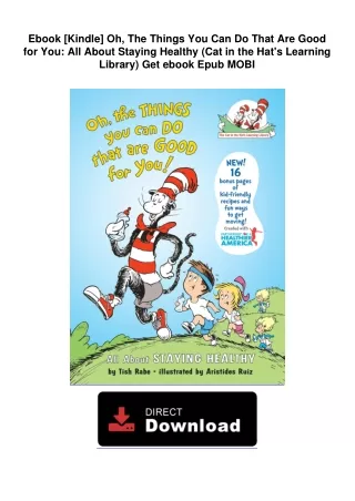 Download Oh-The-Things-You-Can-Do-That-Are-Good-for-You-All-About-Staying-Healthy-Cat-in-the-Hats-Learning-Library