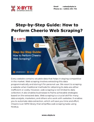 Step-by-Step Guide_ How to Perform Cheerio Web Scraping_