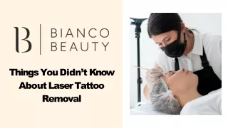 Things You Didn’t Know About Laser Tattoo Removal