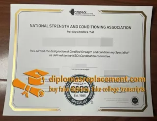 How to order CSCS NSCA Certificate online?