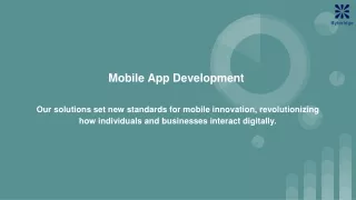 Mobile App Developmen Servicet