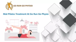 Mat Pilates Treatment At Go Run Go Physio