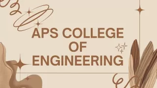 APS College of Engineering