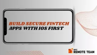 Build Secure Fintech Apps with iOS First