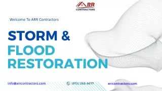 Storm & Flood Restoration Services By ARR Contractors At Plano, TX (1)