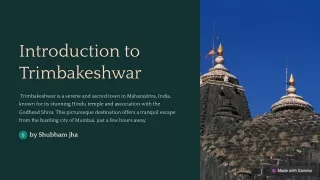 How to Reach Trimbakeshwar From Mumbai