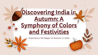 Discovering India in Autumn A Symphony of Colors and Festivities Happy Thanksgiving Newsletter by Slidesgo