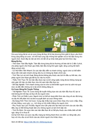 Phân Tích Xu Hướng Bóng Đá Ảo Tại 88bet 183