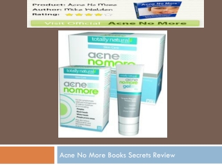 acne no more is a scam ?