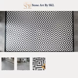 Maze Inlay Flooring - Decorative Flooring | Stone Art By SKL