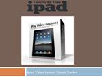 Ipad Video Lessons Honest Review
