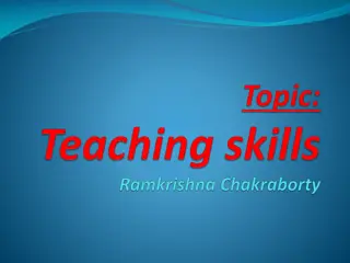 Enhancing Teaching Skills for Effective Instruction