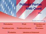 Political Parties Web Quest