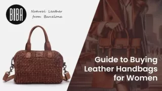 Expert Tips on Selecting Women's Leather Handbags