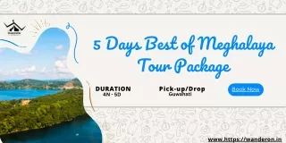 5 Days Best of Meghalaya Tour Package