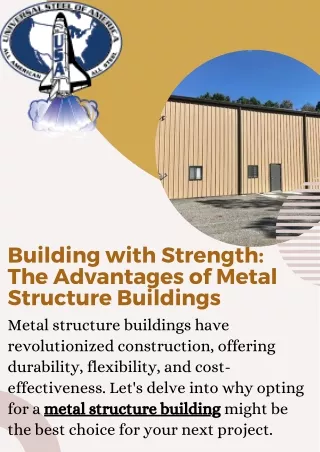 Premium Metal Structure Building Solutions  Universal Steel