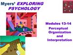 Myers EXPLORING PSYCHOLOGY